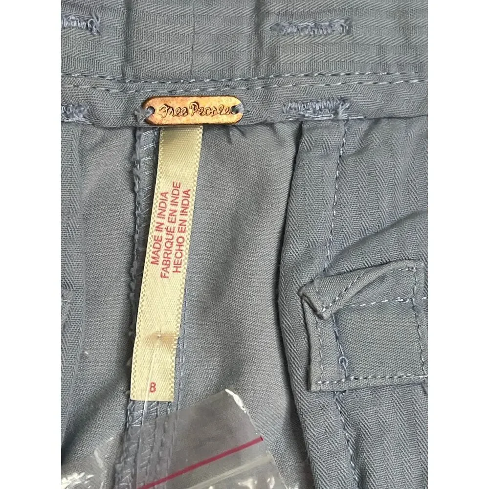 Free People Pleats to Meet You mini skirt light blue accordion pleats, Size 8